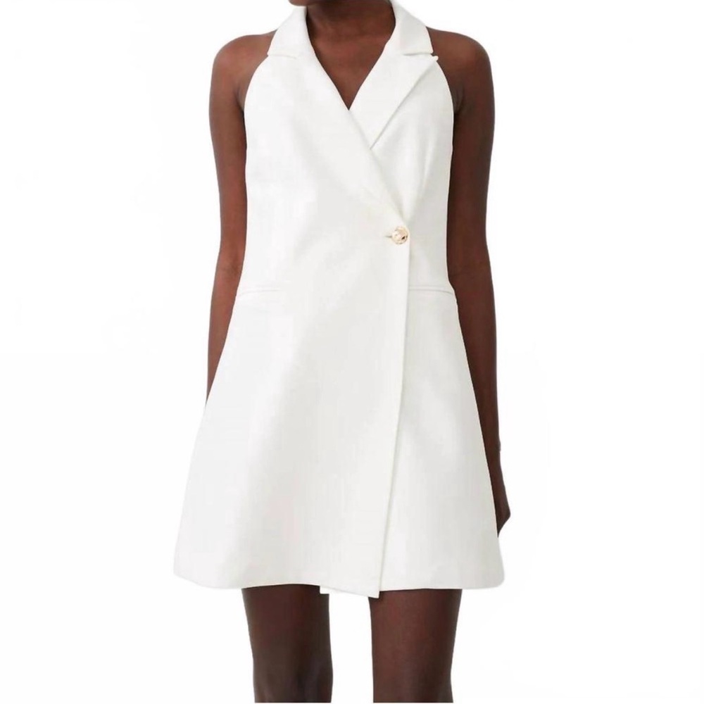 French Connection Whisper Dress White
